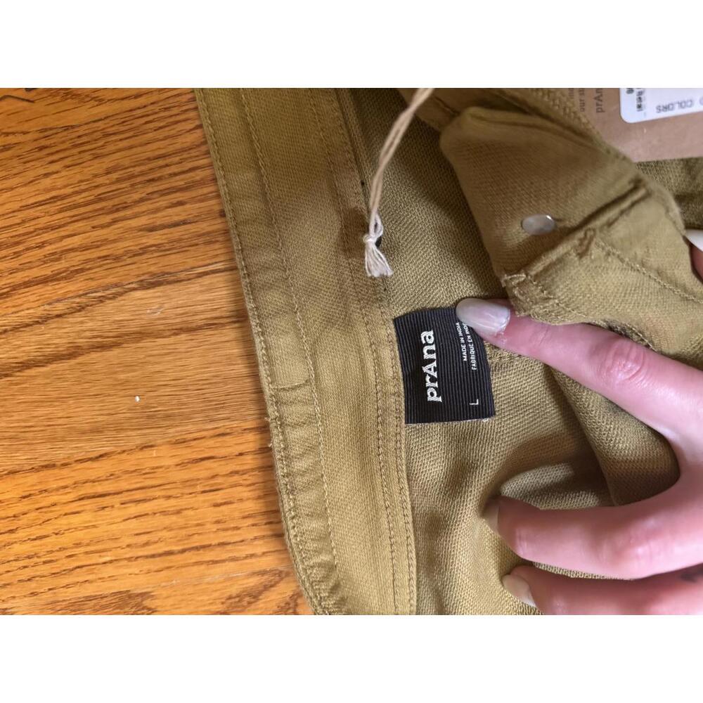 NWT! prAna Women’s Drawstring Khaki Pants Size L - Picture 2 of 4